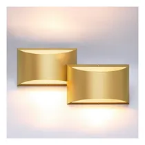 Comprar Lámparas De Pared Juego De 2 Luces De Pared Doradas