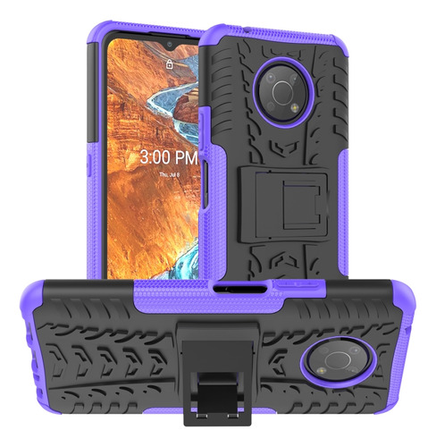 Funda De Tpu+pc Con Textura De Neumático Para Nokia G300