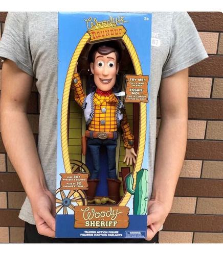 Figura Pelicula Toy Story 5 Vaquero Woody 40cm C/voz C/caja