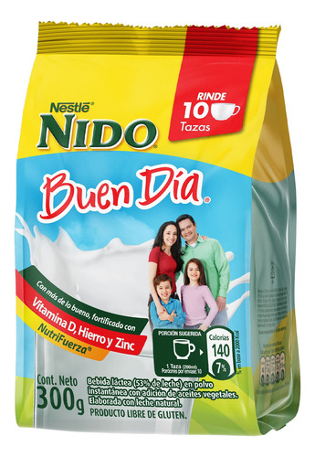 Bebida Láctea Nido® Buen Día Semidescremada 300g