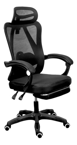 Silla Gamer Gerencial Estudio. Malla Mesh Modelo: T18 Negro