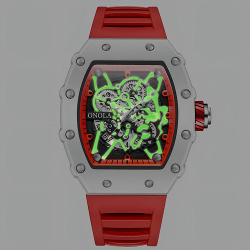 Relojes Onola Luminous Waterproof De Moda Para Hombre Color De La Correa Azul