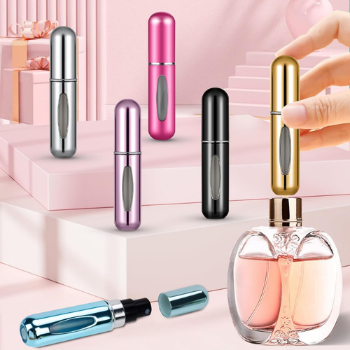 4pcs Atomizador De Perfume, Botellas De Perfume 5ml Viaje F