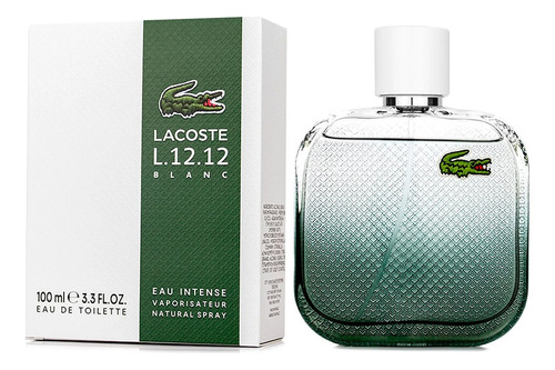 Lacoste L.12.12 Blanc Eau Intense Cab. 100ml 100% Original