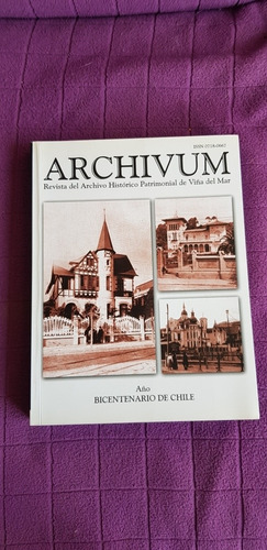 Libro Archivum Archivo Histórico Patrimonial De Viña Del Mar