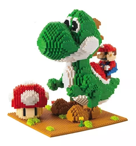 Super Mario Bros Mini Action Figures, Luigi, Yoshi, Sapo Bowser