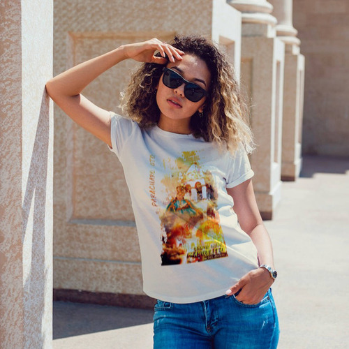Playera Estampada Diseño Snma Composición Parácuaro