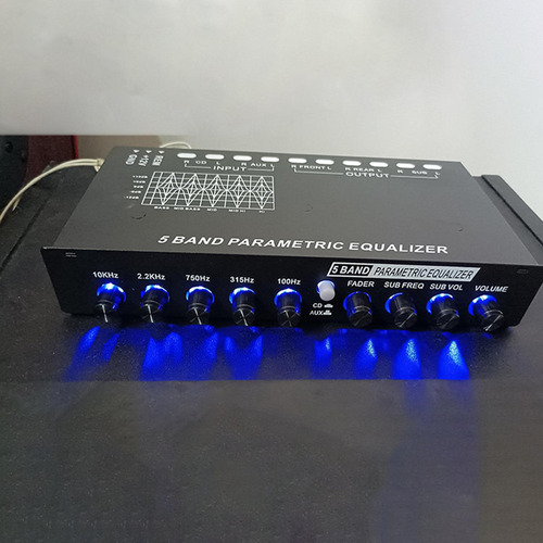 Ecualizador De Audio For Automóvil De 5 Bandas Con Estilo