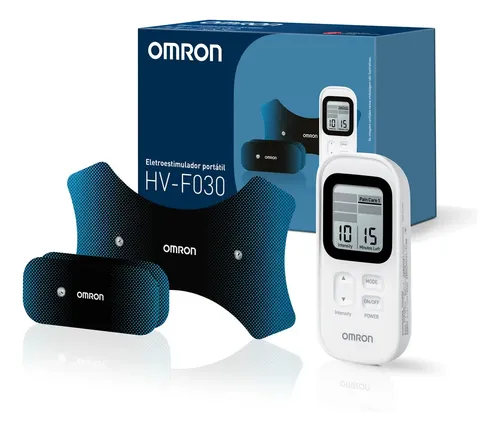Massageador e Eletroestimulador F030 Portátil para Alívio Muscular Tens Omron