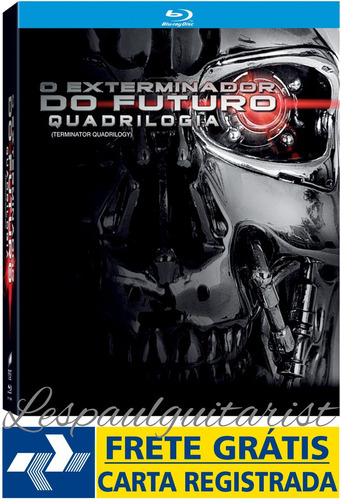 Blu-ray O Exterminador Do Futuro Box Quadrilogia Completa