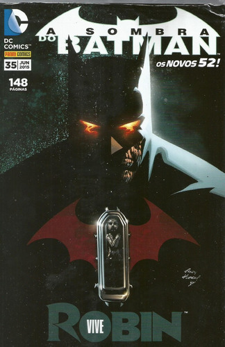 A Sombra Do Batman Nº 35 - 2ª Série - Robin Vive - 148 Páginas Em Português - Editora Panini - Capa Mole - 2015 - Bonellihq Cx251 R20