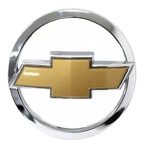 Emblema Chevrolet Grade Celta Prisma 2007 2008 Dourado