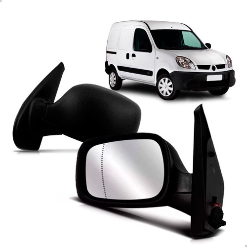 Par Retrovisor Kangoo 2003 A 2015 C/controle Asferico