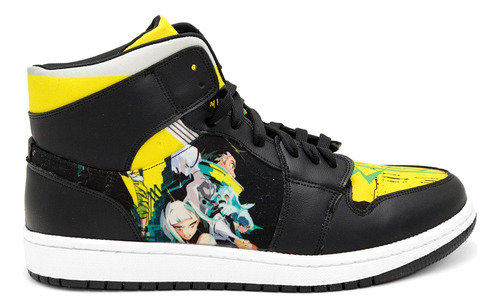 Tenis Amarillo Cyberpunk Edgerunners Anime Bota Hi Top