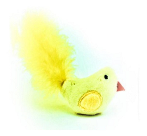 Juguete Gato Pawffy Pajaro Peluche Pluma Color Variado Sunny