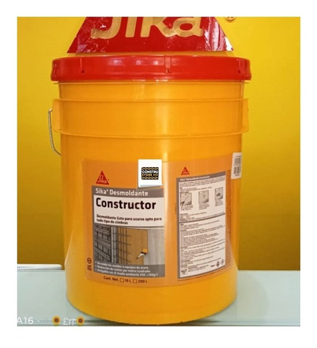 Sika Desmoldante Constructor Para Todo Tipo De Cimbra  19 L