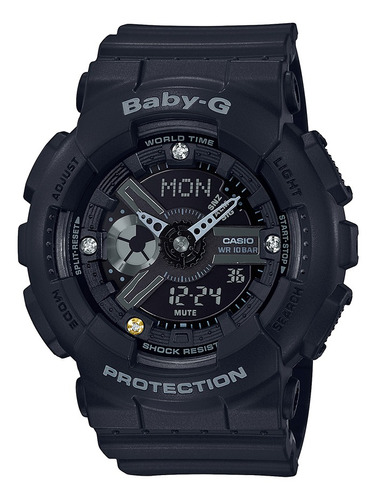 Reloj Casio Baby-g Ba-135dd-1adr En Resina Mujer