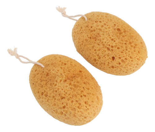 2pcs Body Scrubber Bath Exfoliating Sponge Smooth Smooth