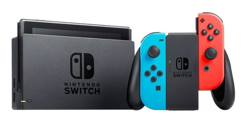 Imagen 1 de 3 de Nintendo Switch 32gb Standard  Color Rojo Neón, Azul Neón 