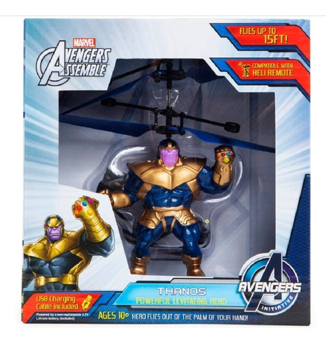 Juguetes Marvel Thanos Poderoso Heroe Volador Figura Acción