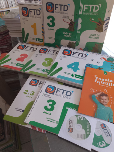 Livro Escolar Ftd Sistema De Ensino 3 Anos Bncc Do Professor - Ed Inf 3 Anos.