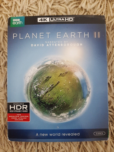 Blu Ray Ultra Hd 4k Planet Earth 2 Com Luva Lacrado