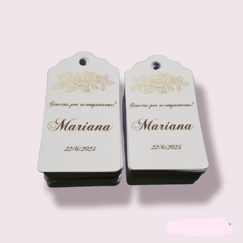 Imagen 3 de 9 de Tags Etiquetas Personalizadas Souvenirs X 10