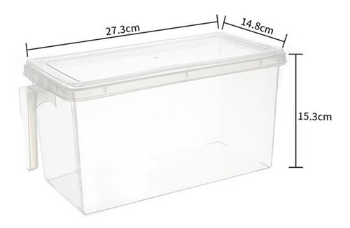 Imagen 7 de 8 de 5xplastic Storage Bin Box Refrigerador Contenedor De