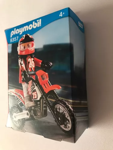 Playmobil - Piloto de Motocross - 9357, Playmobil