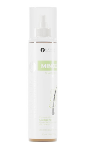 Shampoo Minox Platinum Con Minoxidil Para El Pelo