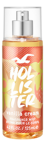 Body Splash Mujer Hollister Vanilla Cream Body Mist 125ml