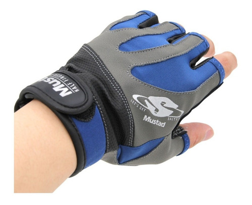 Guantes Mustad Half-finger Casting Glove