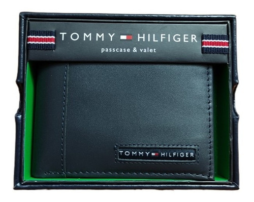 Billetera Hombre  Tommy Hilfiger Cuero 100% Genuino