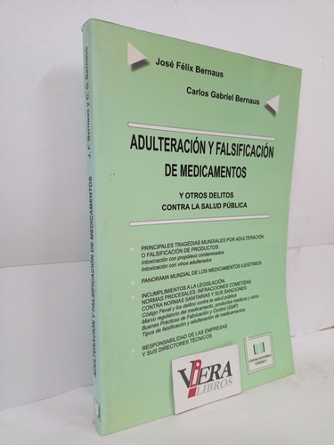 Adulteración Y Falsificación De Medicamentos - Bernaus