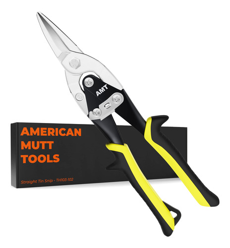 American Mutt Tools Tijeras De Estao De Corte Recto De 10 Pu