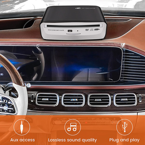 Reproductor Cd Y Dvd Usb Para Automóvil Con Accesorios Mejor