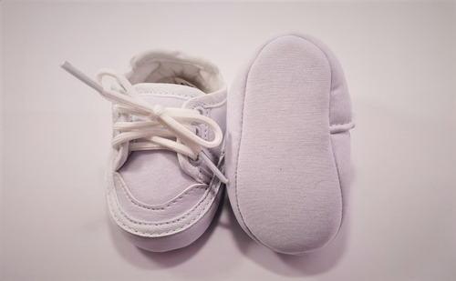 Imagem 7 de 10 de Tênis Bebê Unisex, Tam 13 Ao 17 Sapatinho Batizado Branco