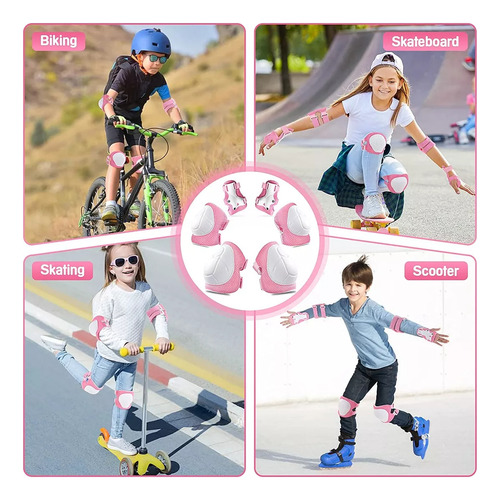 Juego De Equipo De Protección 7 En 1, Kit De Patín Niños