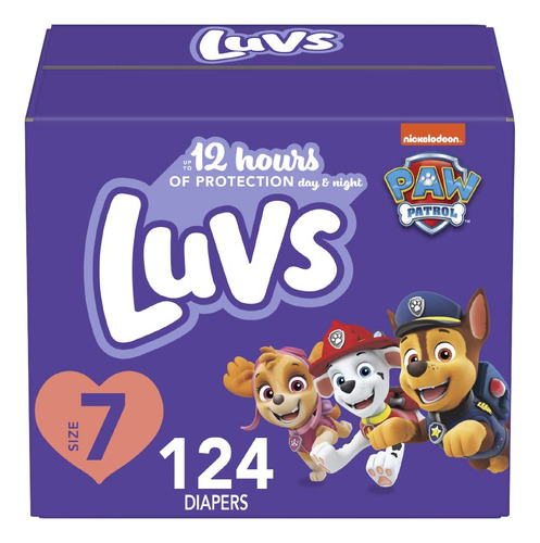 Luvs Diapers Size 7, 124 Count - Disposable Diapers