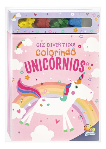 Giz Divertido! Colorindo Unicórnios, De Brijbasi. Editora Todolivro, Capa Mole, Edição 1 Em Português, 2023
