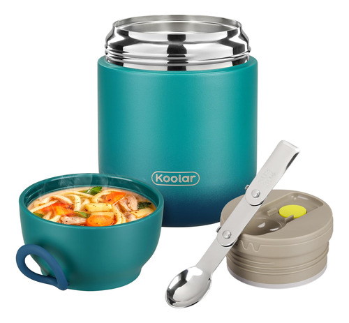 Koolar Soup Thermo For Vacuum Insulated Food Jar With 4g4y3