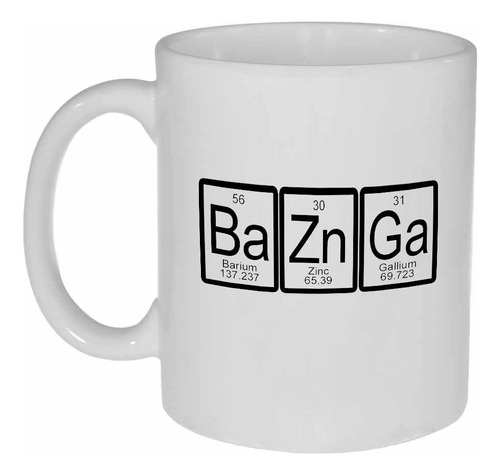 Bazinga De La Tabla Periódica De Elementos Taza De Café O.