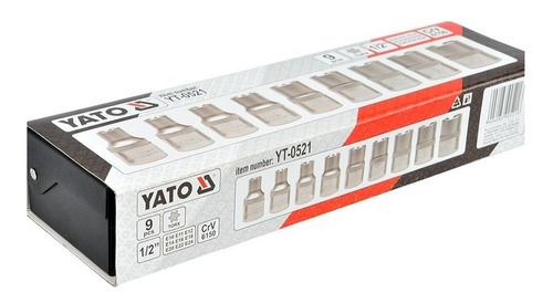 Jogo Chave Torx Soquete 9 Peças Yt-0521 Yato