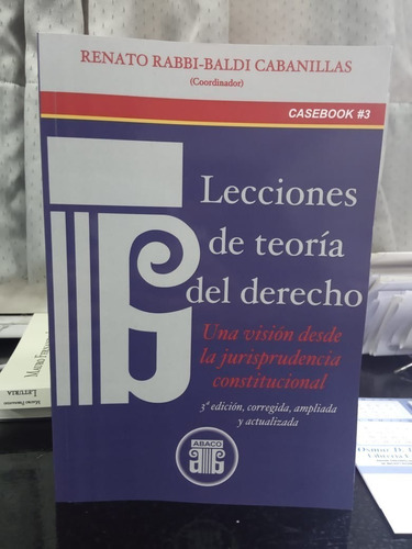 Libro Lecciones De Teoria Del Derecho 3° Edicion