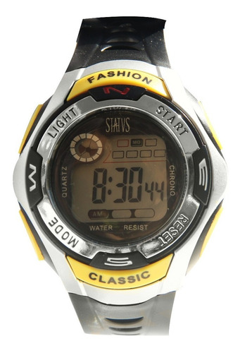 Imagen 3 de 7 de Reloj Digital Status Con Cronómetro, Luz Y Alarma Mod. Md02