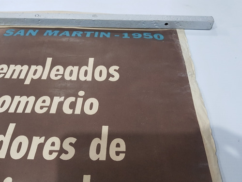 Imagen 6 de 9 de Peronismo Antiguo Afiche Peron Y Evita 1950 Justic Mag 59842