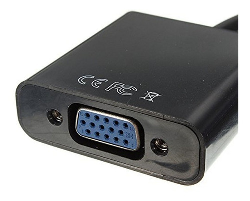 Imagem 2 de 7 de Cabo Adaptador Hdmi Para Vga Conversor P/tv Pc Notebook