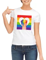 Comprar Playera Lgbt Orgullo Gay Bandera Arcoiris Pintura Pride Day