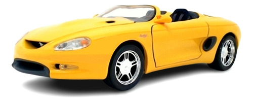 New Concept Ford Mustang 1/18 Escala Coleccionismo Amarillo