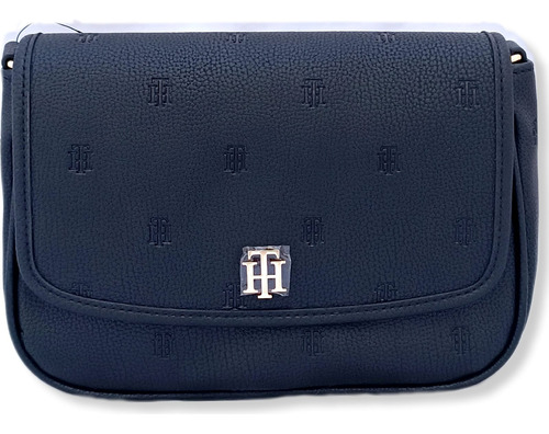 Bolsa Crossbody Tommy Hilfiger Con Relieve Logo Dorado